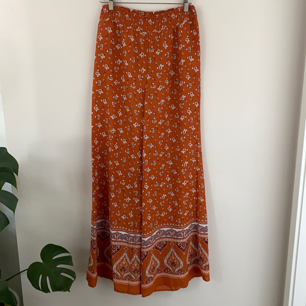 Floral bell bottoms